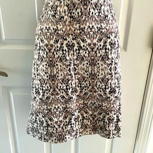 Merano Classic Short Animal Print Skirt